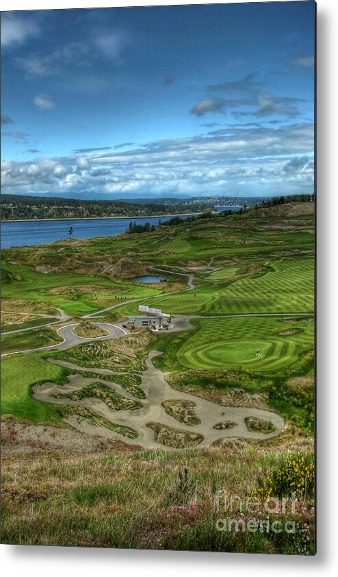 Chambers Creek Metal Print featuring the photograph A Fairway to Heaven - Chambers Bay Golf Course by Chris Anderson