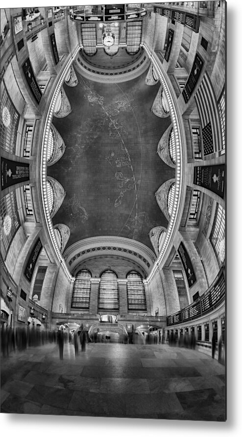 New York City Metal Print featuring the photograph A Grand View BW by Susan Candelario