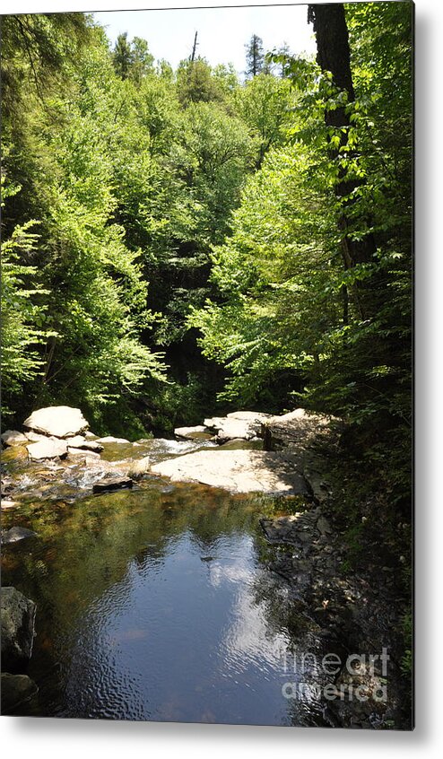 Wilderness Metal Print featuring the photograph Above the falls by Mark Messenger