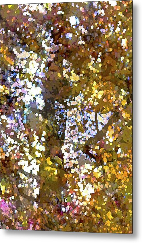 Abstract Metal Print featuring the photograph Abstract 293 by Pamela Cooper