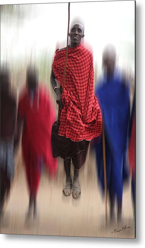 People Metal Print featuring the photograph Africa by Christine Sponchia