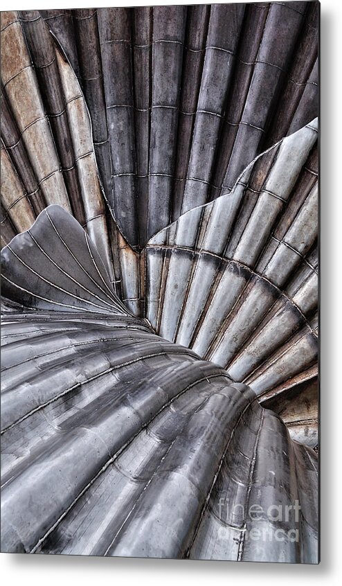 Shell Metal Print featuring the photograph Aldeburgh Shell Abstract by Bel Menpes