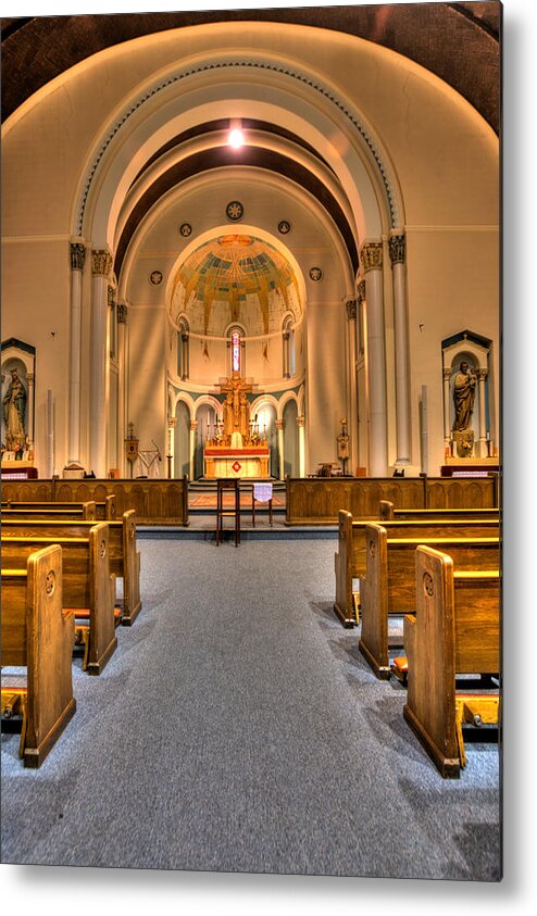 Mn Churches Metal Print featuring the photograph All Saints Catholic Church by Amanda Stadther