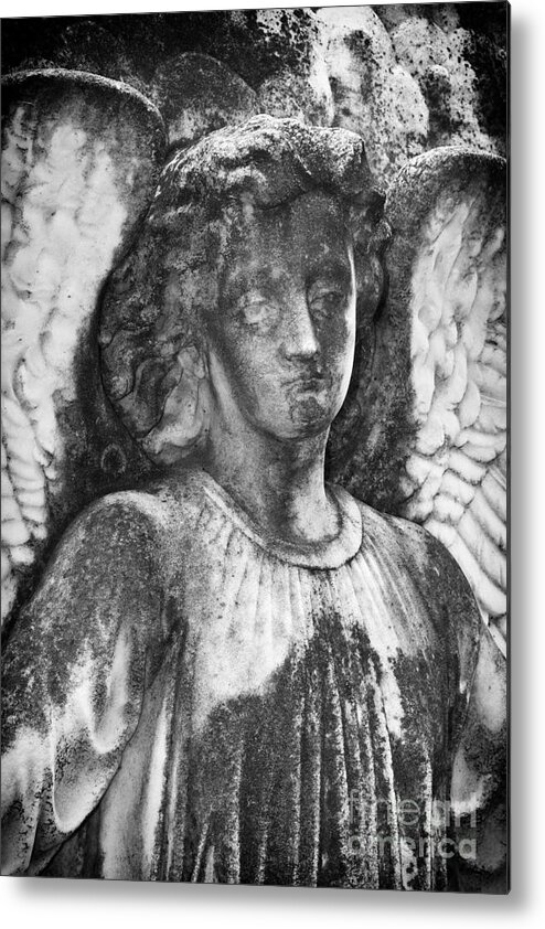 Sculpture Metal Print featuring the photograph Angel 2 by Carrie Cranwill