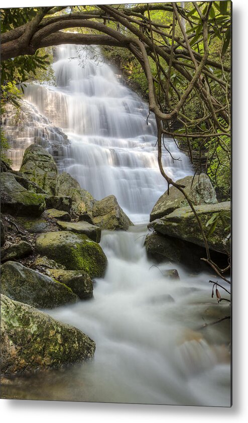 Appalachia Metal Print featuring the photograph Angels at Benton Waterfall by Debra and Dave Vanderlaan
