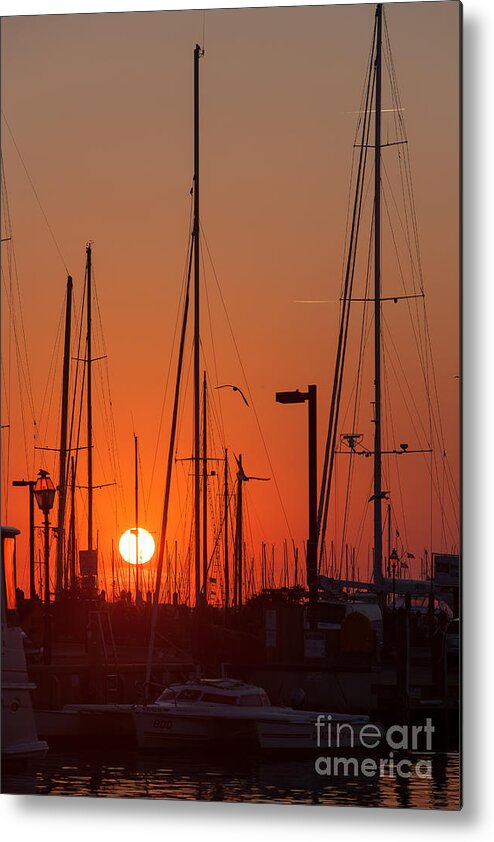 Clarence Holmes Metal Print featuring the photograph Annapolis Harbor Sunrise IV by Clarence Holmes