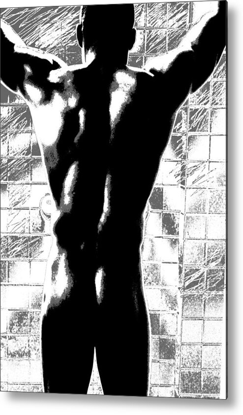 Figure Metal Print featuring the photograph Another Wall by Robert D McBain