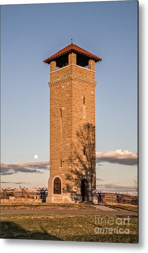 Antietam National Park Metal Print featuring the photograph Antietam's Stone Tower by Ronald Lutz