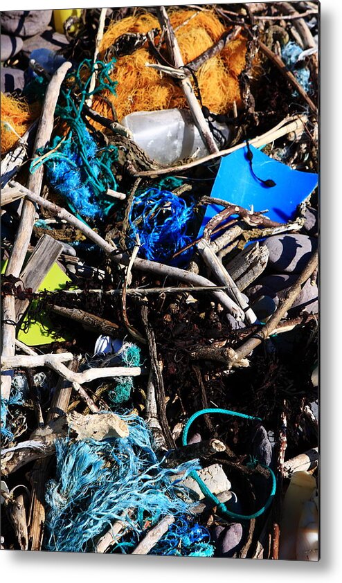 Beach Metal Print featuring the photograph Arrives On A Wave by Aidan Moran
