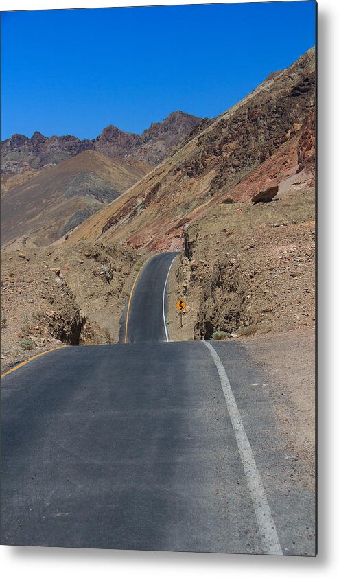California Metal Print featuring the photograph Artist's Road by Ryan Moyer