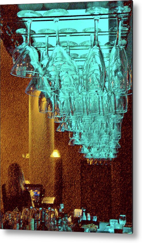 Nightlife Metal Print featuring the photograph At The Bar by Ben and Raisa Gertsberg