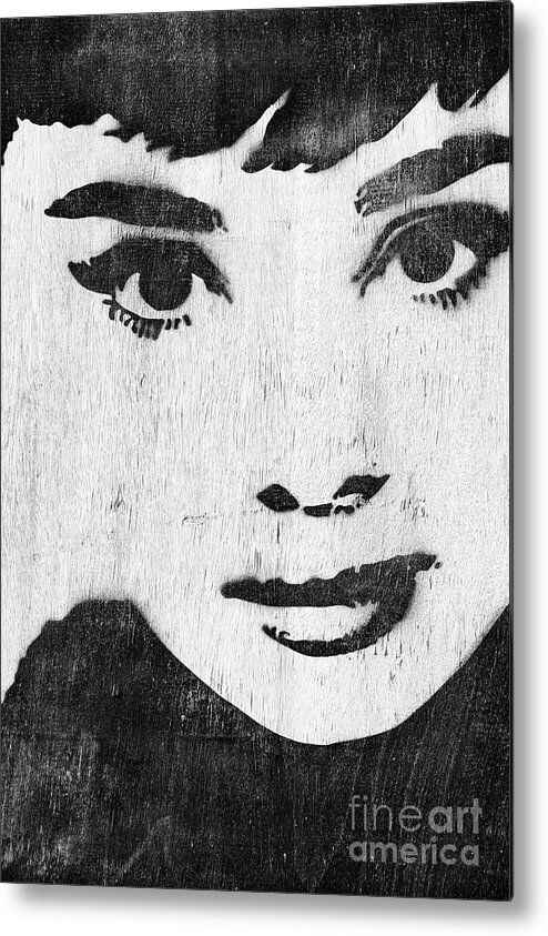 Audrey Hepburn Metal Print featuring the photograph Audrey Hepburn by Tim Gainey