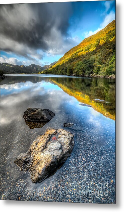Betws Y Coed Metal Print featuring the photograph Autumn at Crafnant by Adrian Evans