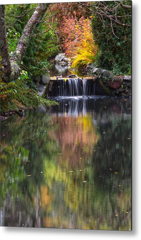 British Columbia Metal Print featuring the photograph Autumn Reflections by Carrie Cole