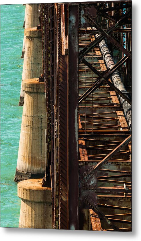 1938 Metal Print featuring the photograph Bahia Honda Steel and Concrete by Ed Gleichman