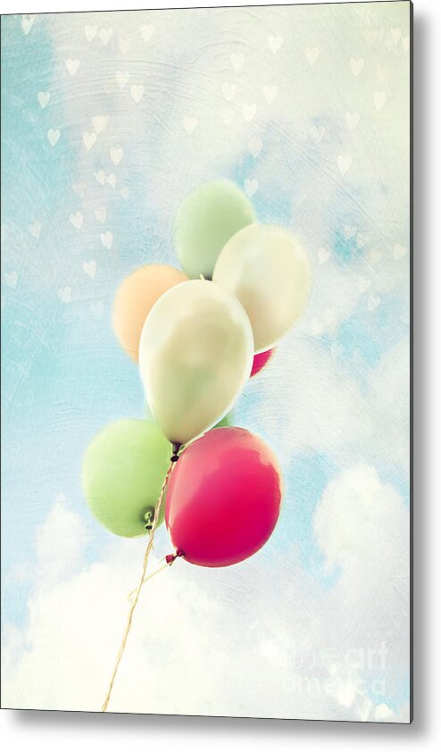 Balloon Metal Print featuring the photograph Balloons by Sylvia Cook