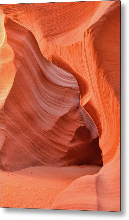 Antelope Canyon Metal Print featuring the photograph Beautiful Colors In Lower Antelope by Dave Stamboulis Travel Photography