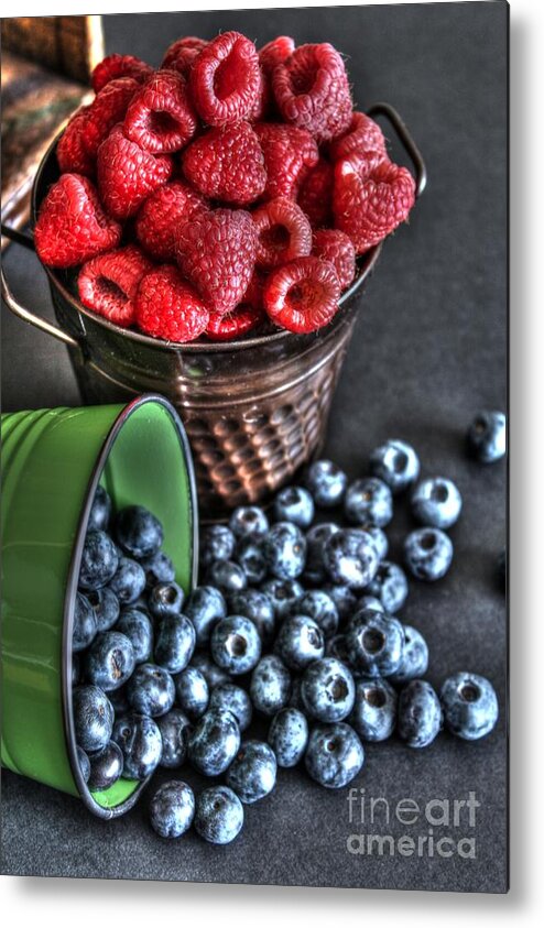 Berries Metal Print featuring the photograph Berries by Jimmy Ostgard