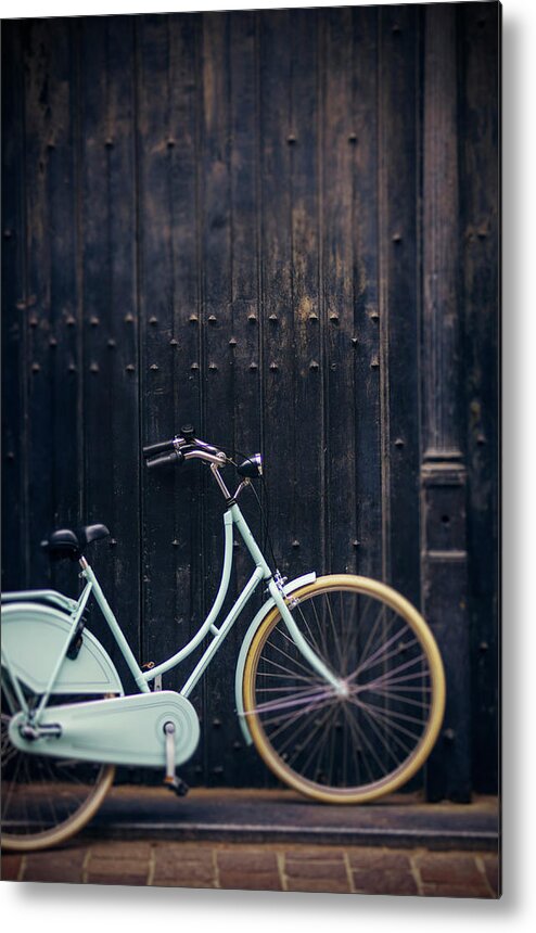 Outdoors Metal Print featuring the photograph Bicycle by C.aranega