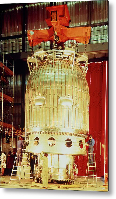 Bubble Chamber Metal Print featuring the photograph Big European Bubble Chamber by Cern/science Photo Library