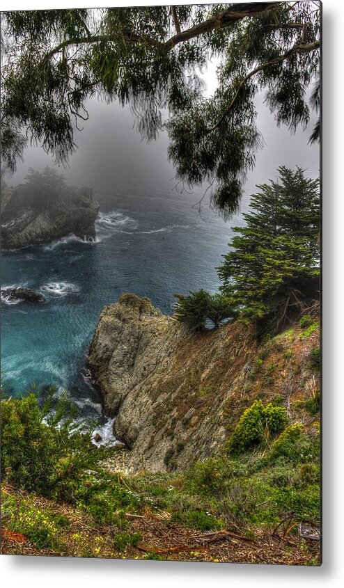 California Metal Print featuring the photograph Big Sur Julia Pfeiffer State Park-1 Central California Coast Spring Early Afternoon by Michael Mazaika