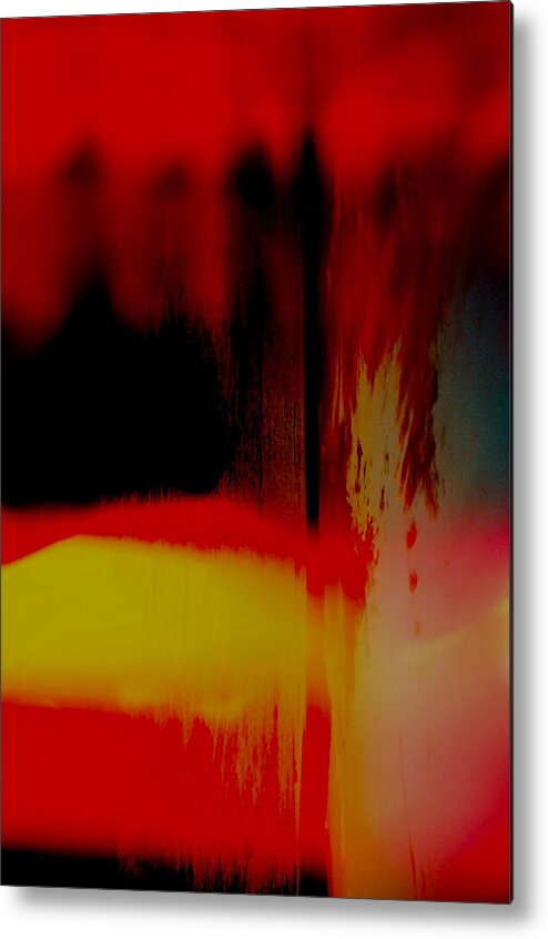 Burnt Metal Print featuring the photograph Bleed by Paul Foutz