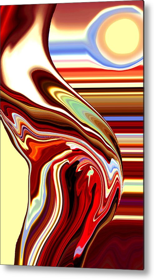 Body Metal Print featuring the painting Body Heat II by Donna Proctor