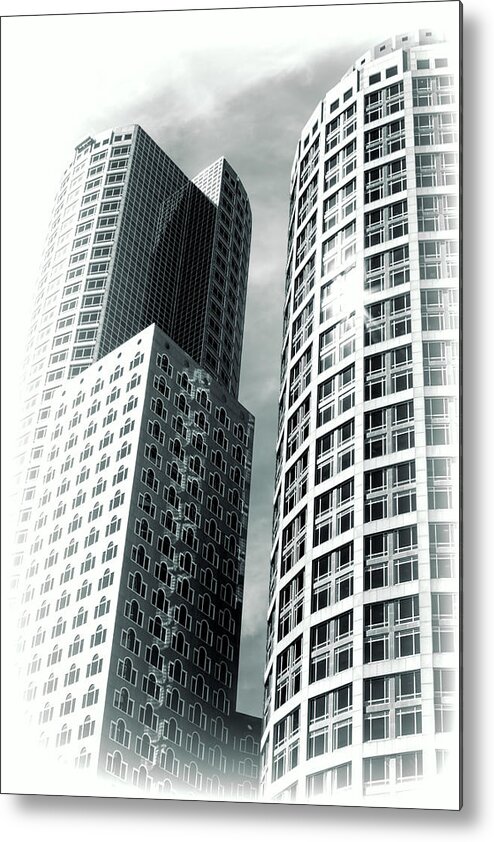 Fred Larson Metal Print featuring the photograph Boston Architecture by Fred Larson