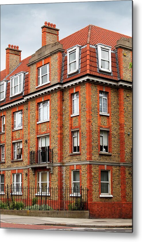 Dublin Metal Print featuring the photograph Brick Building In Dublin by Mammuth