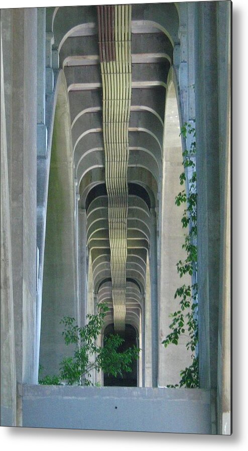 Bridge Metal Print featuring the photograph Bridge Spine by Bruce Carpenter