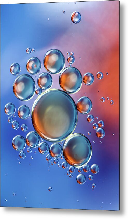 Cambridgeshire Metal Print featuring the photograph Bubble Cluster by Mandy Disher Photography