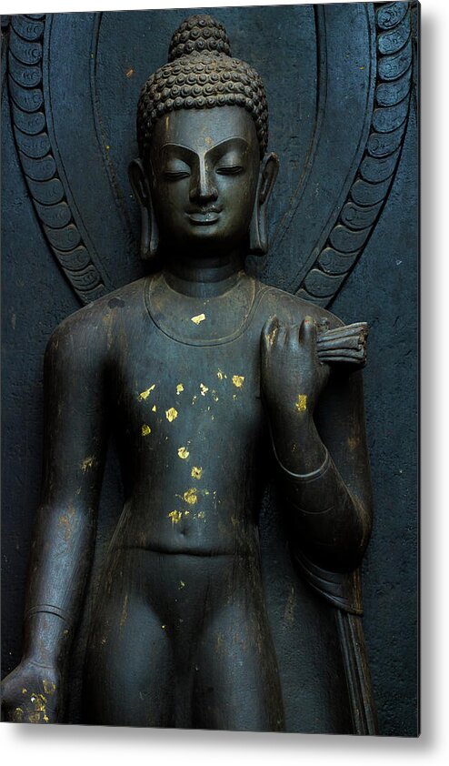 Statue Metal Print featuring the photograph Buddha Statue by Picturegarden