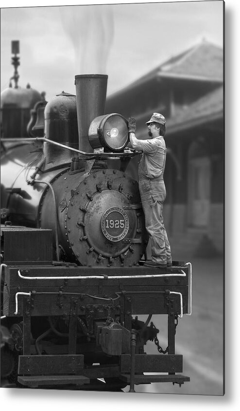 Transportation Metal Print featuring the photograph Bulb Change by Mike McGlothlen