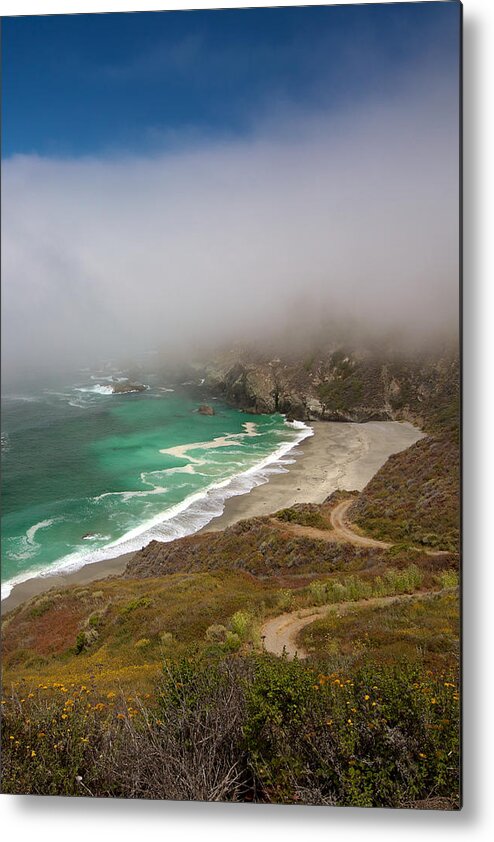 Monterey Metal Print featuring the photograph Cabrillo Sea Fog by David Beebe