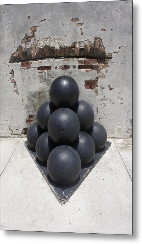 Cannonball Metal Print featuring the photograph Cannonballs by Laurie Perry