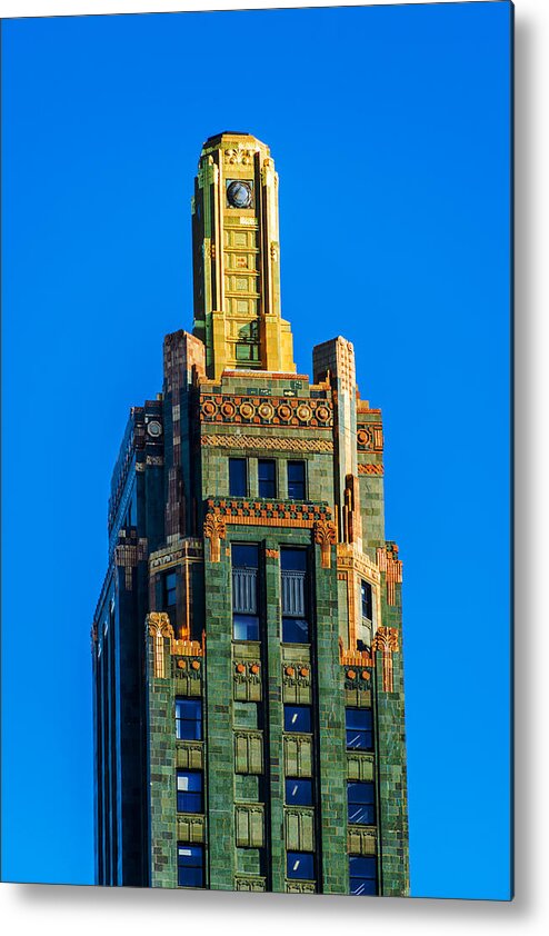 Deco Metal Print featuring the photograph Carbide and Carbon Building by Jess Kraft