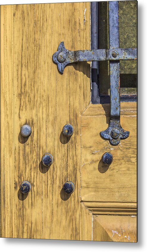Castle Door Metal Print featuring the photograph Castle Door by David Letts