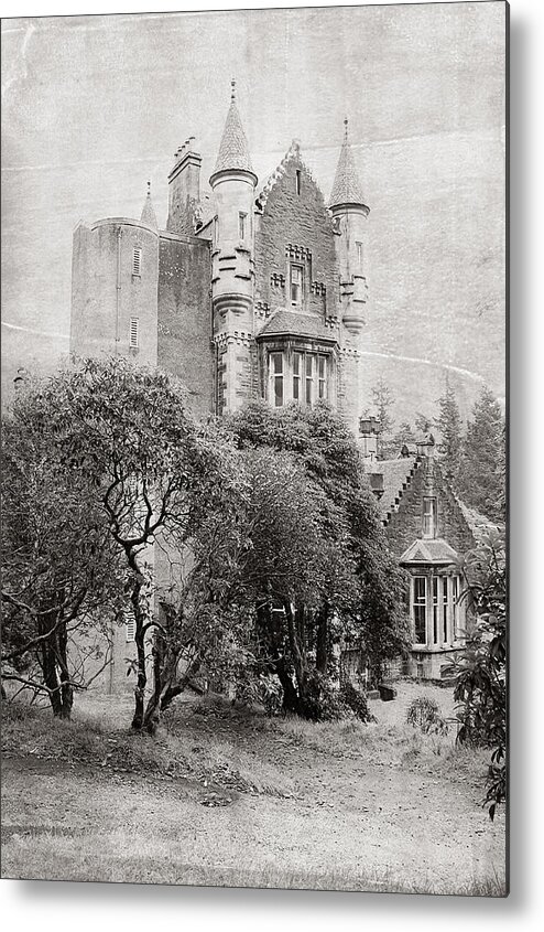 Scotland Metal Print featuring the photograph Castle by Jenny Rainbow