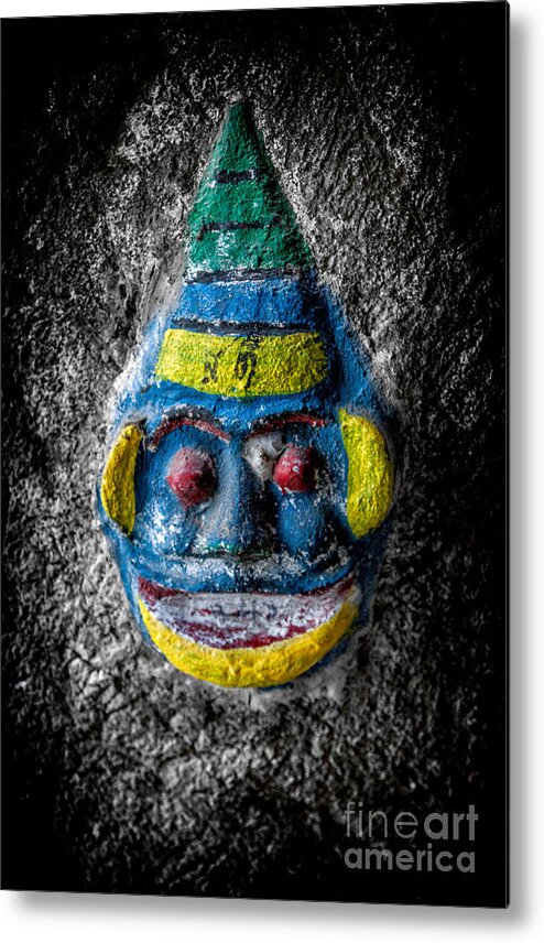 Hdr Metal Print featuring the photograph Cave Face 3 by Adrian Evans