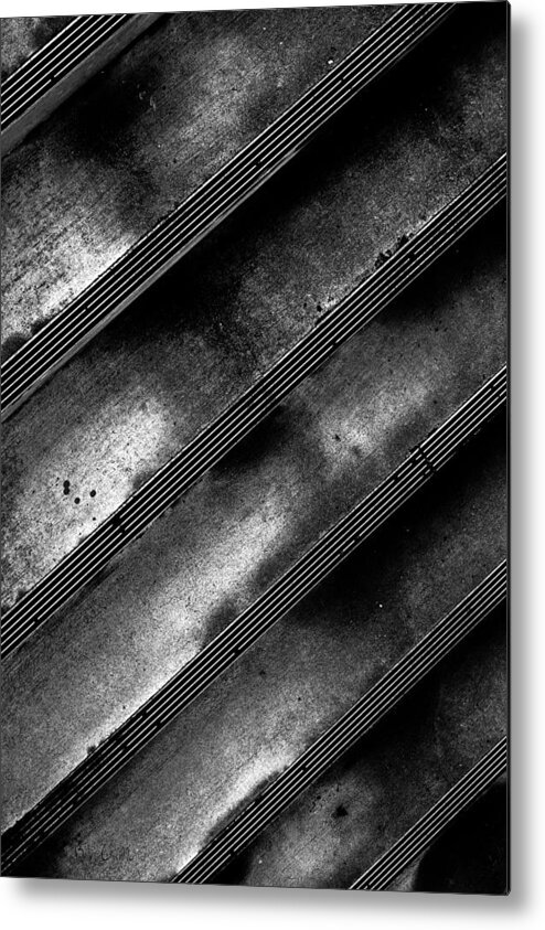 Step Metal Print featuring the photograph Cement Steps Number Two by Bob Orsillo