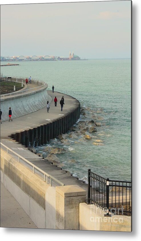 Chicago Metal Print featuring the photograph Chicago on the Lake by Veronica Batterson