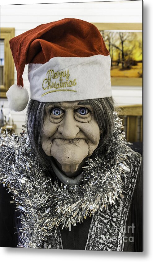 Christmas Grandma Metal Print featuring the photograph Christmas Grandma by Steve Purnell