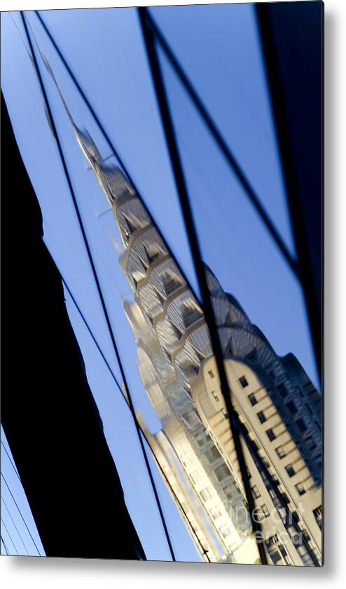 Chrysler Metal Print featuring the photograph Chrysler Building by Tony Cordoza