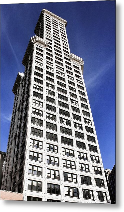 Smith Tower Metal Print featuring the photograph Circa 1914 by Benjamin Yeager
