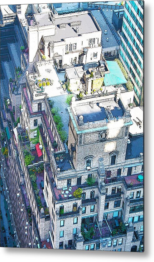 New York Metal Print featuring the photograph City Living by Beth Taylor