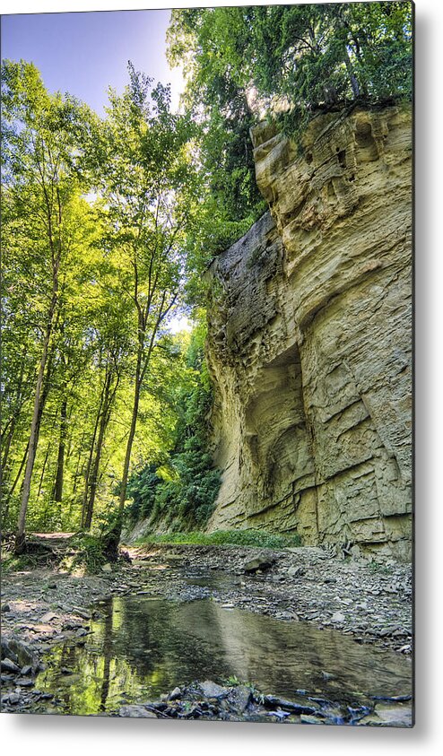 Cliff Metal Print featuring the photograph Cliff by Alexey Stiop