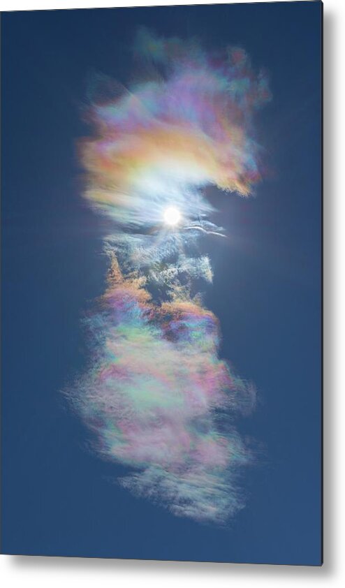 Iris Metal Print featuring the photograph Cloud Iridescence by David Parker/science Photo Library