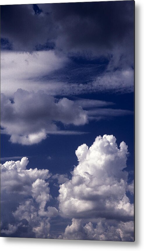 Vertical Metal Print featuring the photograph Cloud Study - 98 by Paul W Faust - Impressions of Light