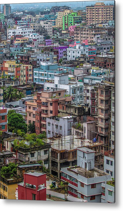 Outdoors Metal Print featuring the photograph Color Of Dhaka City by I Am Shajib From Bangladesh Who Loves To Capture Moments.