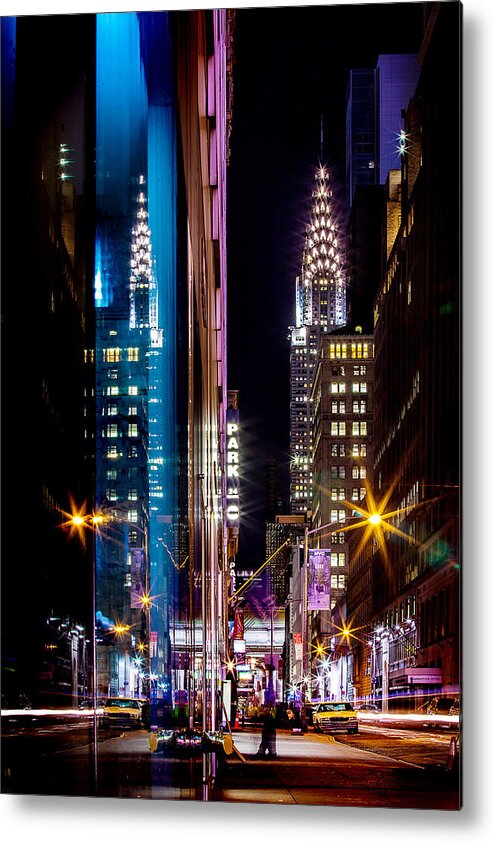 New Metal Print featuring the photograph Color of Manhattan by Az Jackson